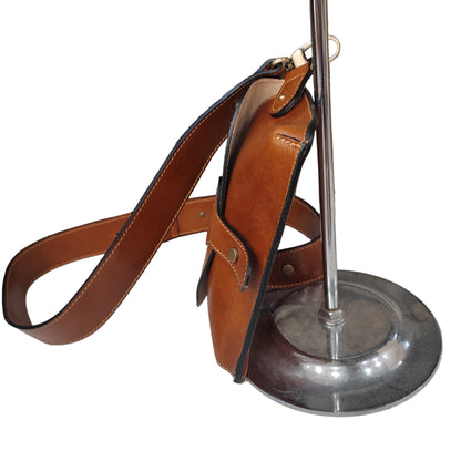 larghezza Pochette marsupio da donna in pelle Accessorio Made in Italy Cuoieria Italiana