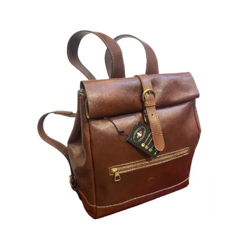 Adventure – Zaino grande in pelle | Fatto a mano in cuoio resistente Made in Italy – Cuoieria Italiana