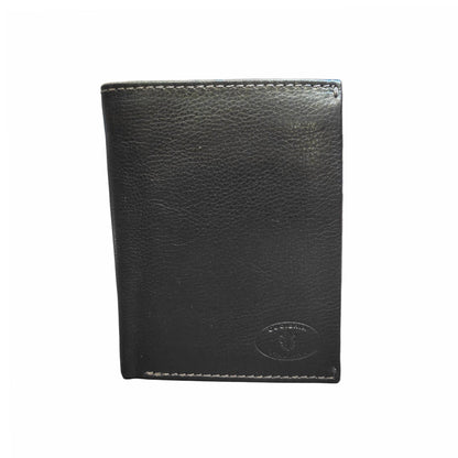 Portafoglio da uomo verticale in pelle artigianale | Made in Italy – Cuoieria Italiana