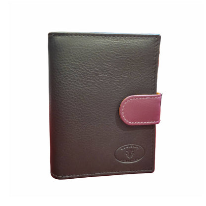 Portafoglio medio compatto in pelle artigianale | Made in Italy – Cuoieria Italiana