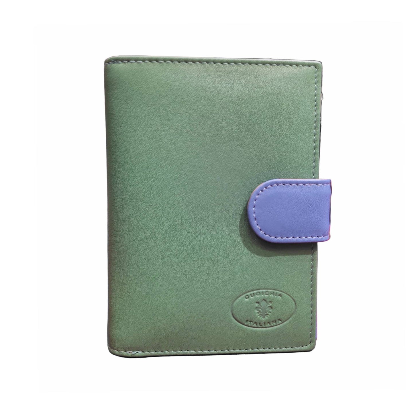 Portafoglio medio compatto in pelle artigianale | Made in Italy – Cuoieria Italiana