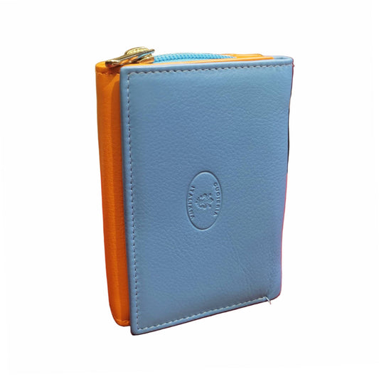 Portafoglio medio da donna in pelle artigianale | Made in Italy – Cuoieria Italiana