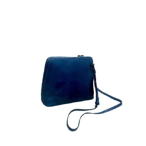 Valchiria - borsa in pelle a tracolla blu