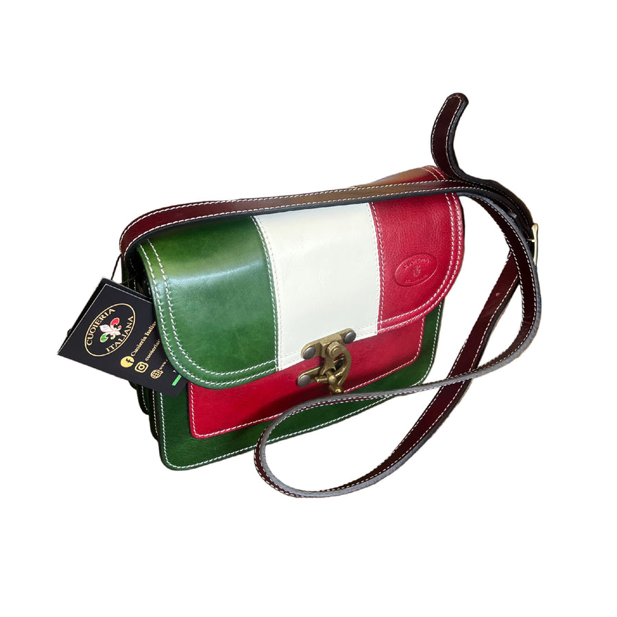 borsa cartella italiana in pelle postino piccola da donna made in italy cuoieria italiana