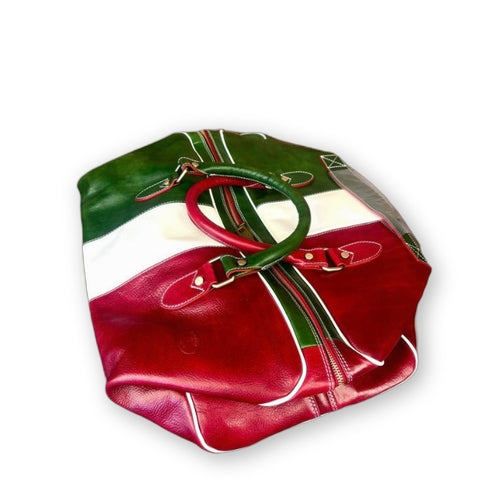 borsone tricolore piegato