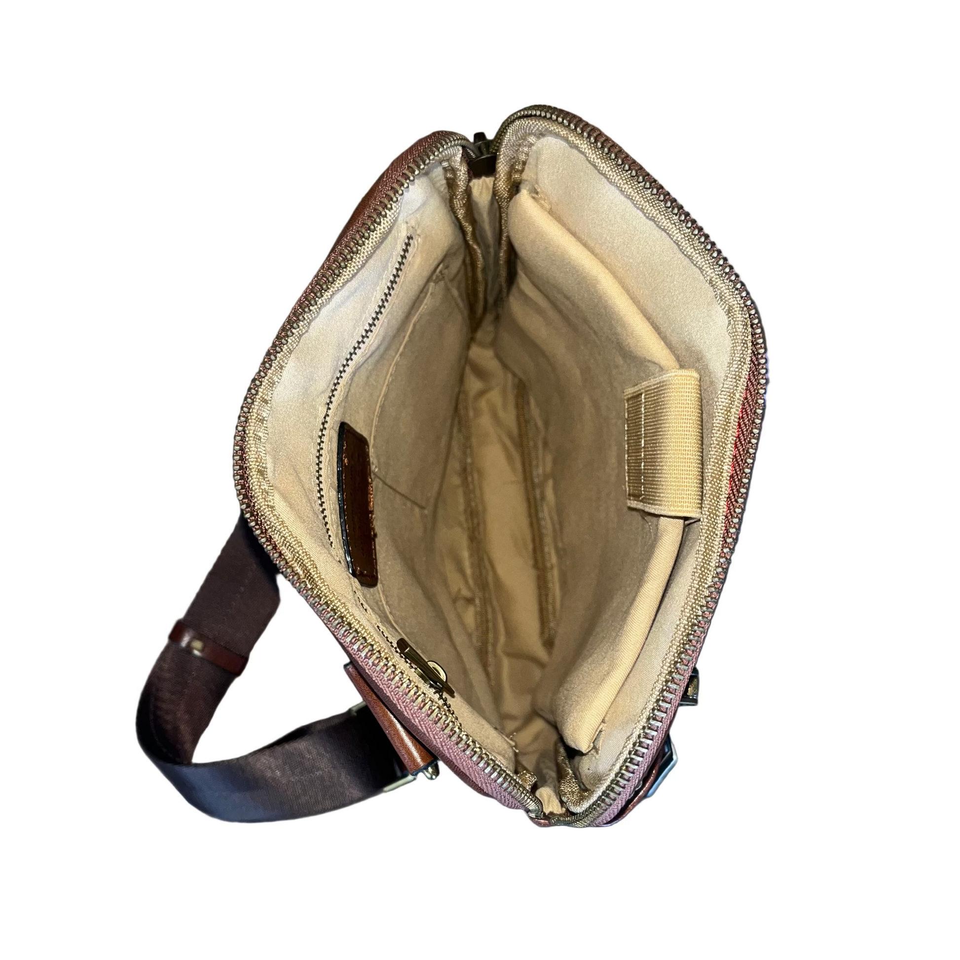 dentro Borsello porta tablet in pelle da uomo accessorio In cuoio artigianale Made in Italy Cuoieria Italiana