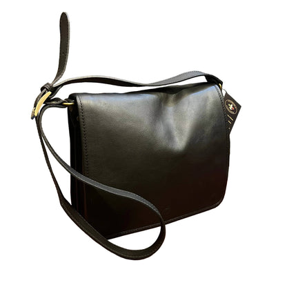 destiny media postino cartella in pelle nera borsa fatta a mano in cuoio made in italy cuoieria italiana®