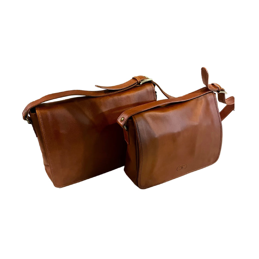 Postino – Cartella in pelle porta computer | Borsa fatta a mano in cuoio Made in Italy – Cuoieria Italiana