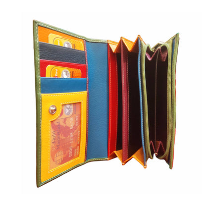 Portafoglio grande in pelle artigianale | Uomo e donna Made in Italy – Cuoieria Italiana