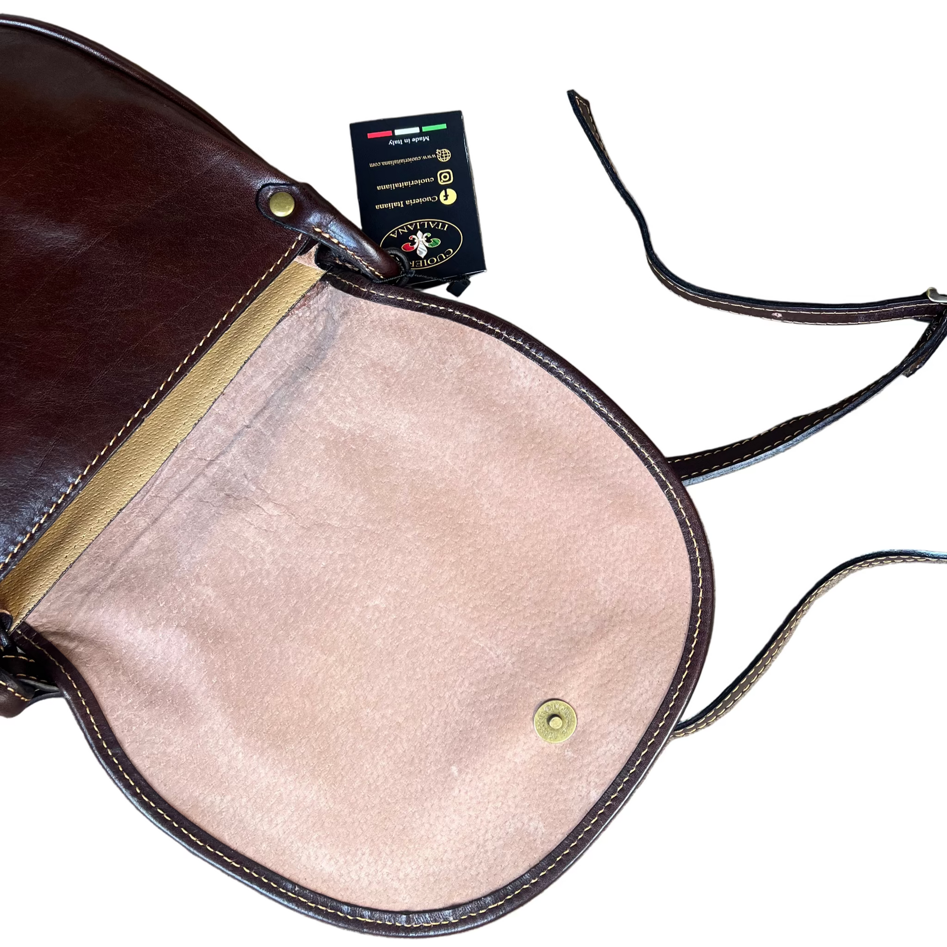 pattina iris borsa postino a tracolla in pelle da donna made in italy cuoieria italiana