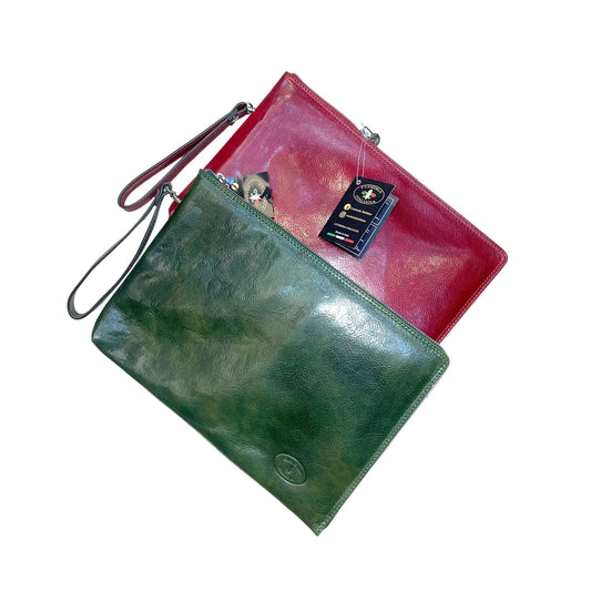 Porte-documents en cuir