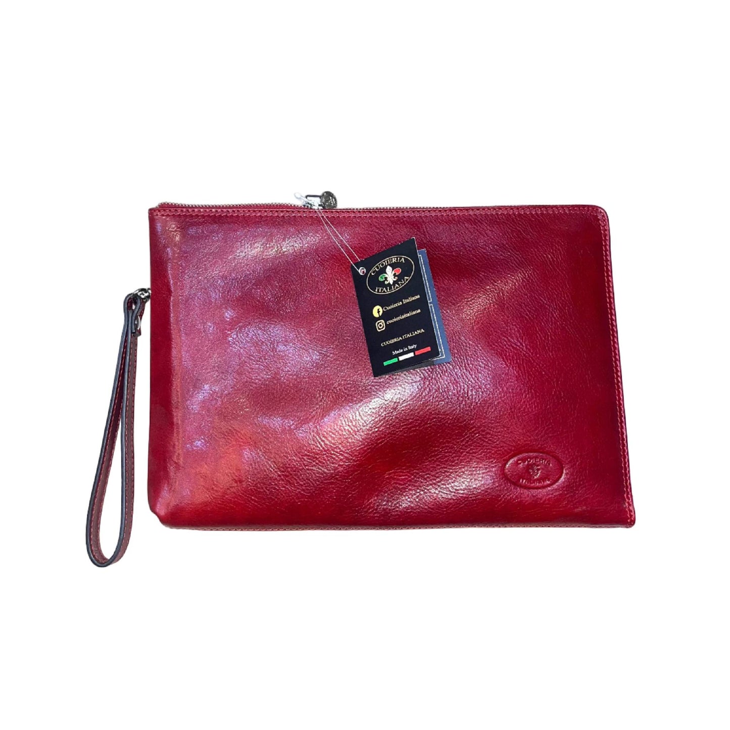 Porta documenti in pelle | Cartella sottile artigianale Made in Italy – Cuoieria Italiana