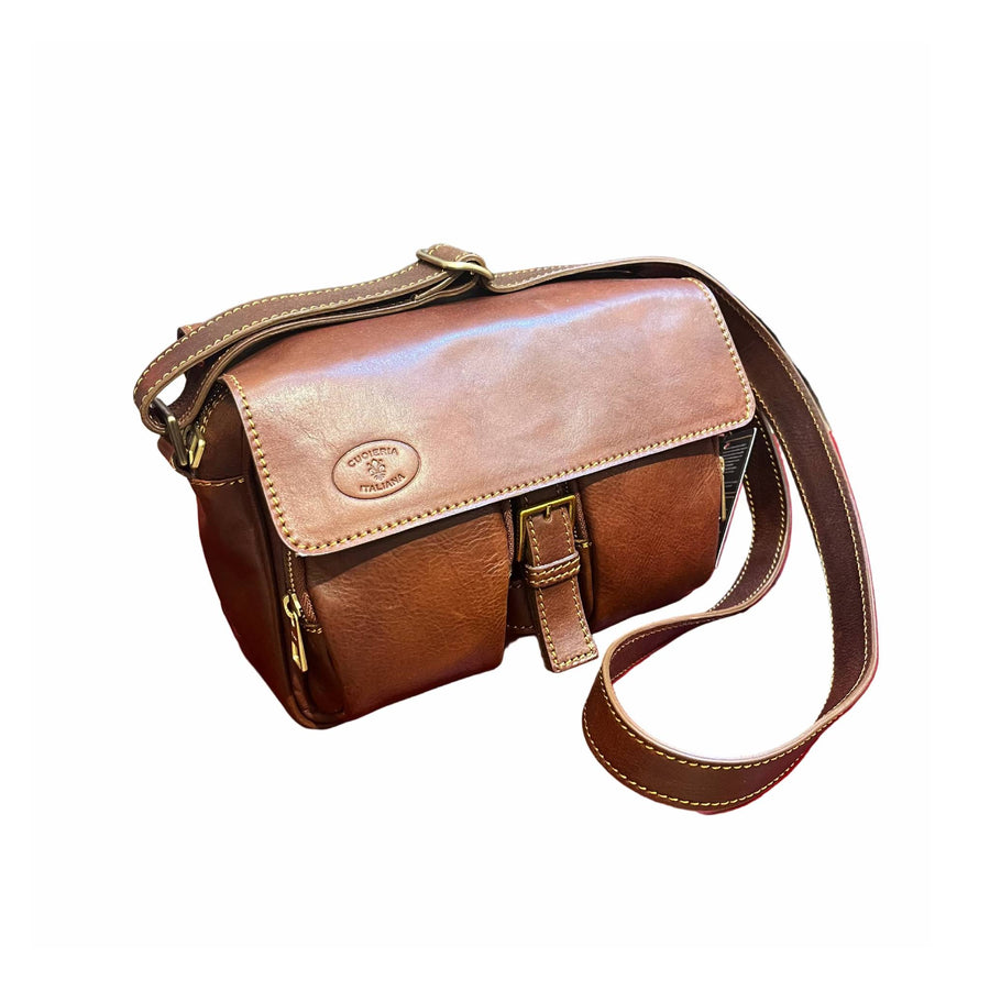 Postino Grande Tasca – Borsa classica in pelle da donna | Fatta a mano in cuoio Made in Italy – Cuoieria Italiana