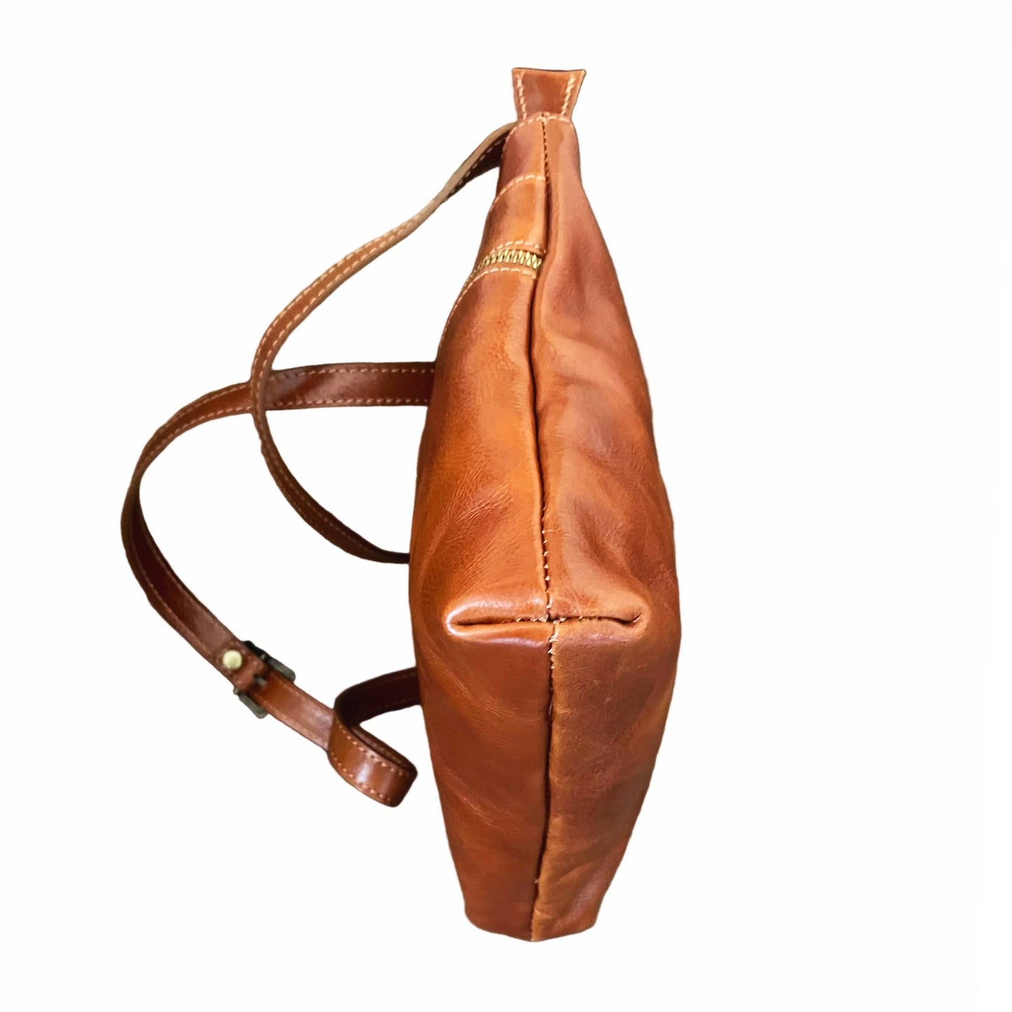 sotto base borsello west in pelle cuoio naturale da uomo borsa in cuoio artigianale made in italy cuoieria italiana