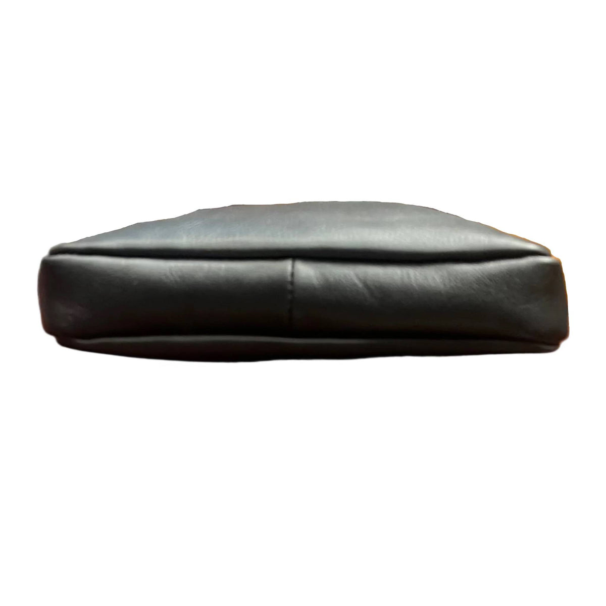sotto base legionario borsello senza pattina in pelle nero da uomo accessorio fatto a mano in cuoio made in italy cuoieria italiana®