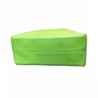 sotto stellaris morbida borsa a tracolla in pelle verde mela da donna artigianale made in italy cuoieria italiana