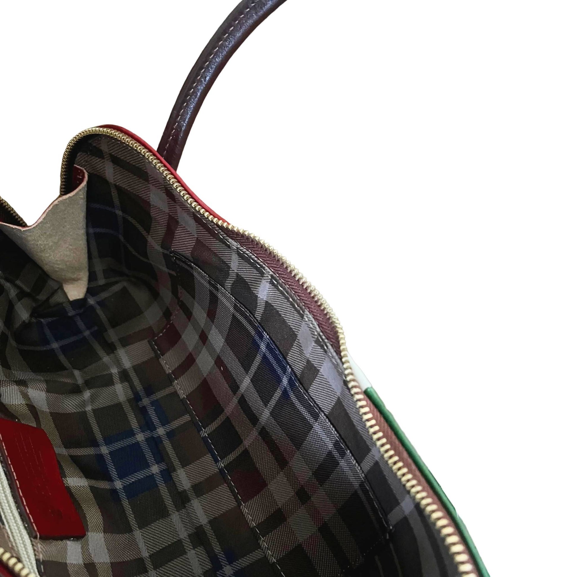 tasca interna serena borsa elegante a spalla e mano in pelle tricolore italiano borsetta in cuoio da donna artigianale made in italy cuoieria italiana