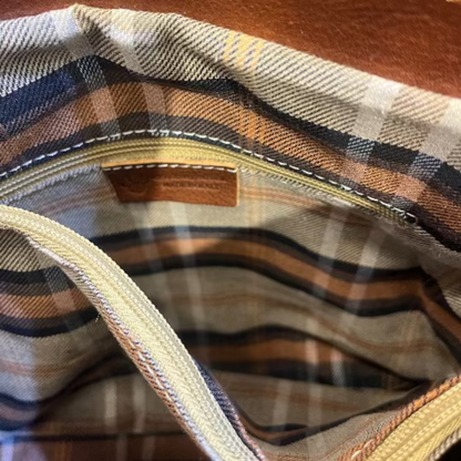 tasche Ranch – Borsello grande in pelle da uomo | In cuoio artigianale Made in Italy – Cuoieria Italiana