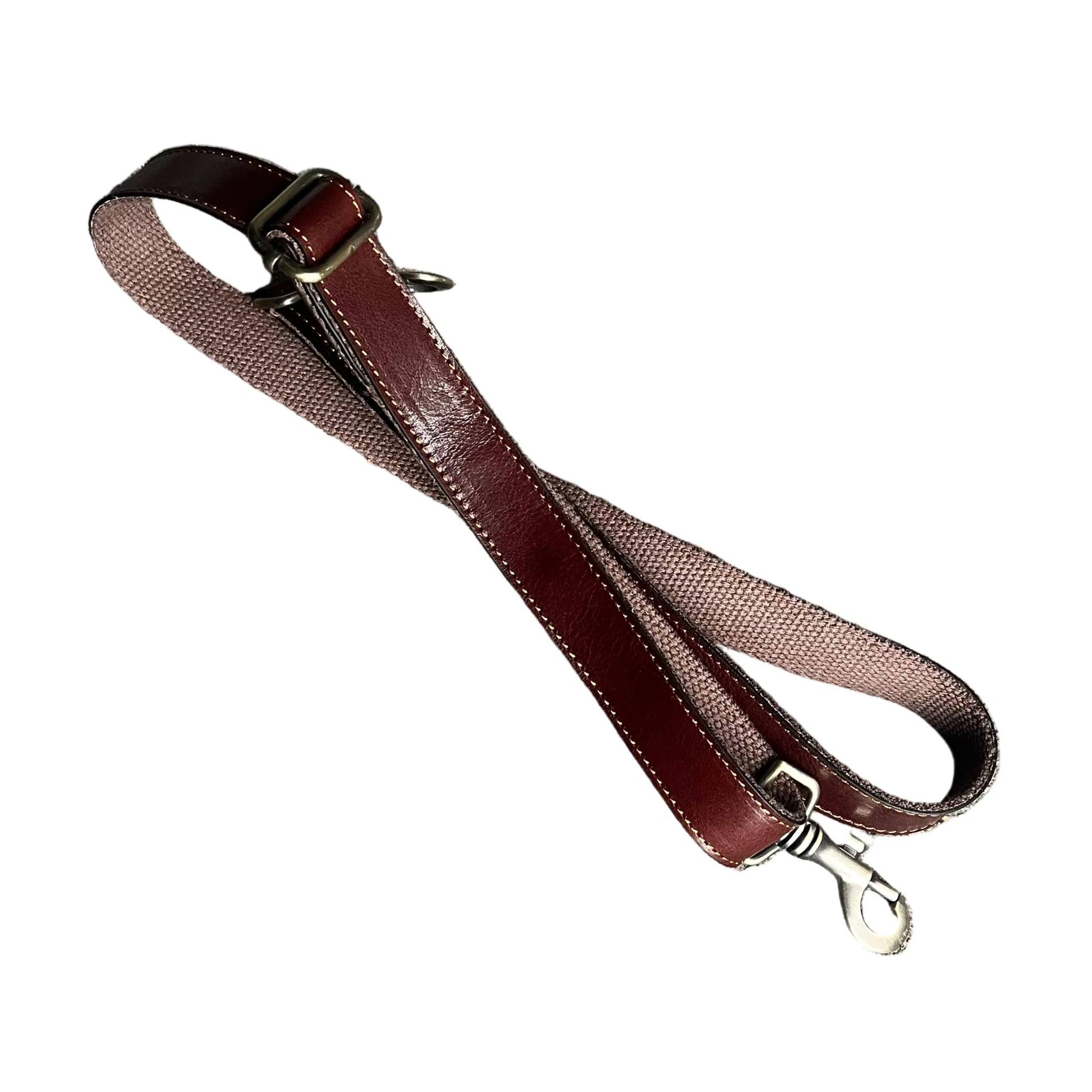 tracolla pelle tessuto e cotone fenix cartella in pelle verde e marrone borsa porta computer a doppio scomparto made in Italy cuoieria italiana